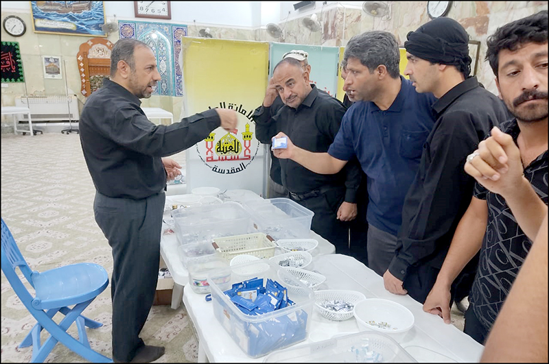 خدمت رسانی موکب سلامت بهداشت و درمان صنعت نفت فارس و هرمزگان به زائران اربعین در کربلا 15