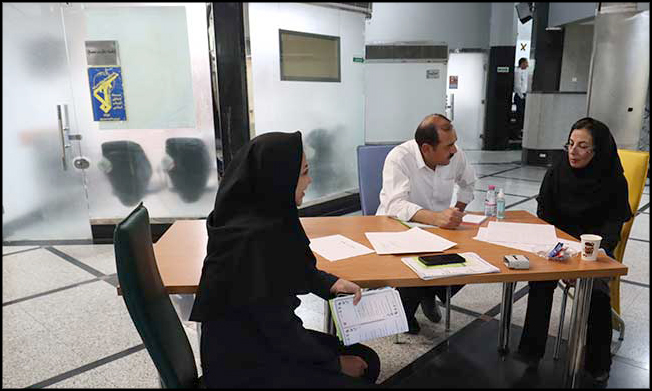 غرفه سلامت در ستاد شرکت بهره برداری نفت و گاز زاگرس جنوبی برپا شد 2