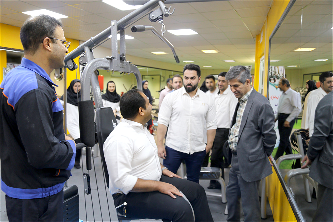 افتتاح فاز دو باشگاه ورزشی درمانگاه شماره 2 بهداشت و درمان صنعت نفت فارس 5