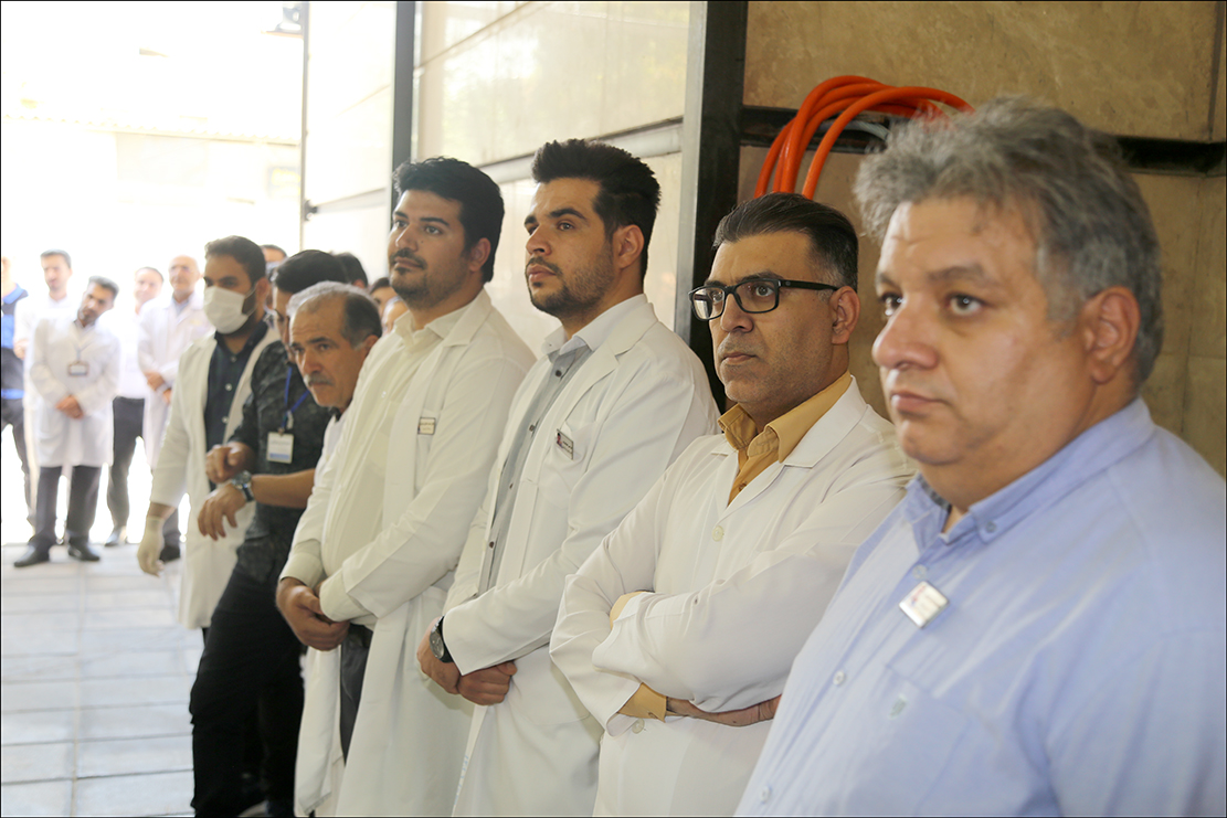 مانور بحران در بهداشت و درمان صنعت نفت فارس برگزار شد 16