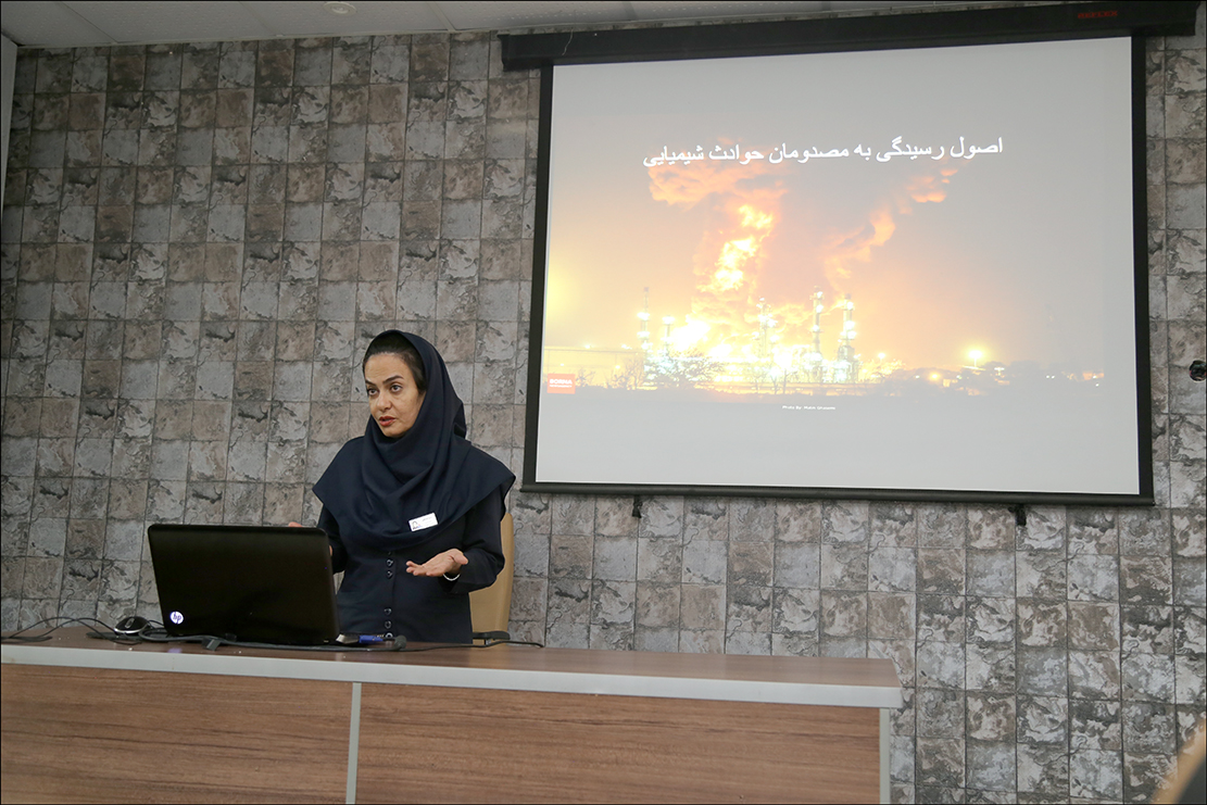 برگزاری دوره آموزشی تهدیدات شیمیایی در بهداشت و درمان صنعت نفت فارس 7