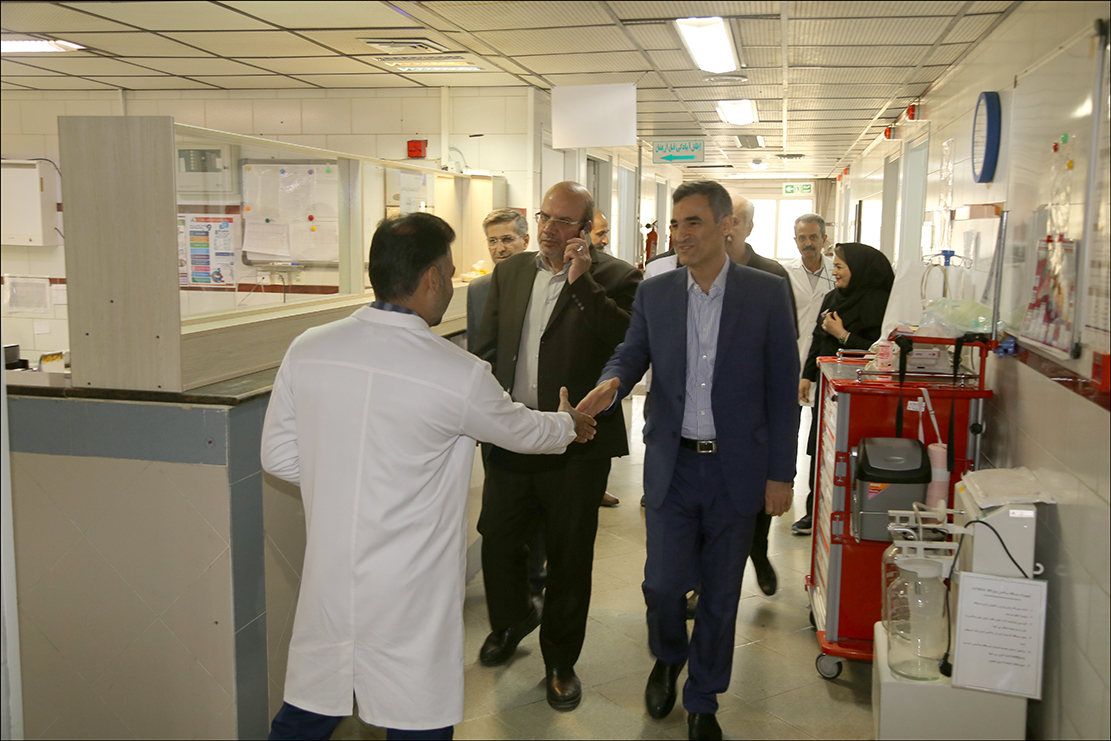 بازدید مدیر عامل سازمان از مراکز درمانی بهداشت و درمان صنعت نفت فارس 3
