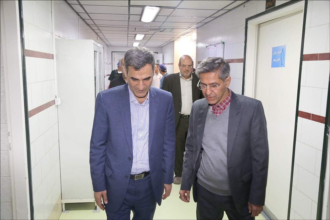 بازدید مدیر عامل سازمان از مراکز درمانی بهداشت و درمان صنعت نفت فارس 5