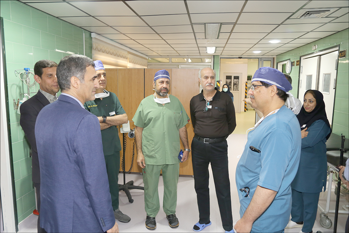 بازدید مدیر عامل سازمان از مراکز درمانی بهداشت و درمان صنعت نفت فارس 6