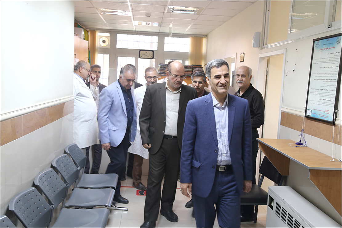 بازدید مدیر عامل سازمان از مراکز درمانی بهداشت و درمان صنعت نفت فارس 11