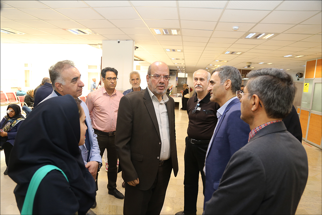 بازدید مدیر عامل سازمان از مراکز درمانی بهداشت و درمان صنعت نفت فارس 22