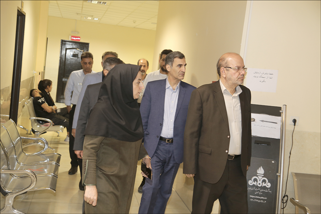 بازدید دکتر جزایری/درمانگاه شماره 2 1