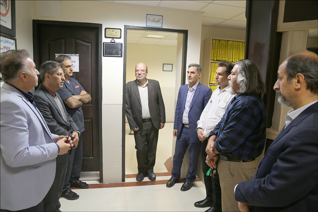 بازدید دکتر جزایری/ درمانگاه مرودشت 3