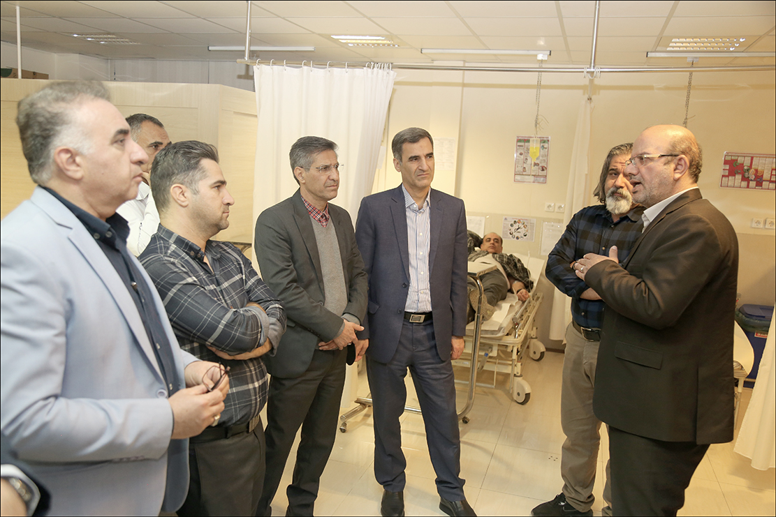 بازدید دکتر جزایری/ درمانگاه مرودشت 8