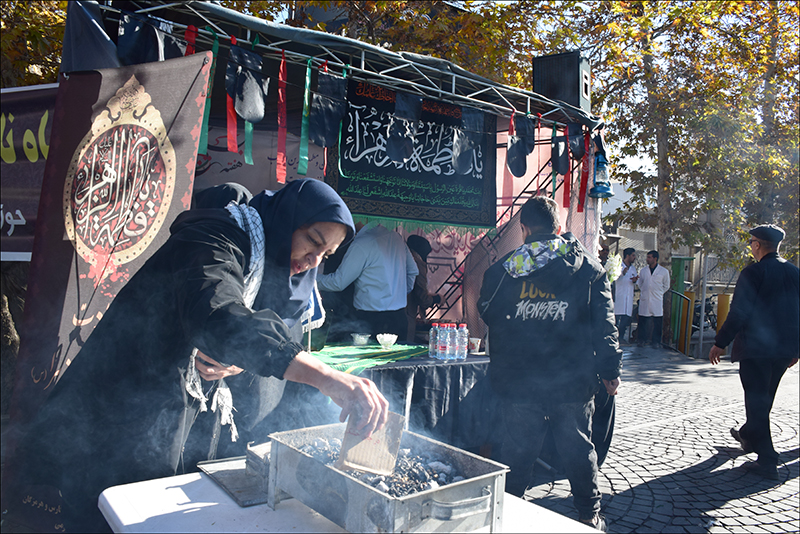 برپایی موکب عزاداری به مناسبت شهادت حضرت زهرا (س) 1