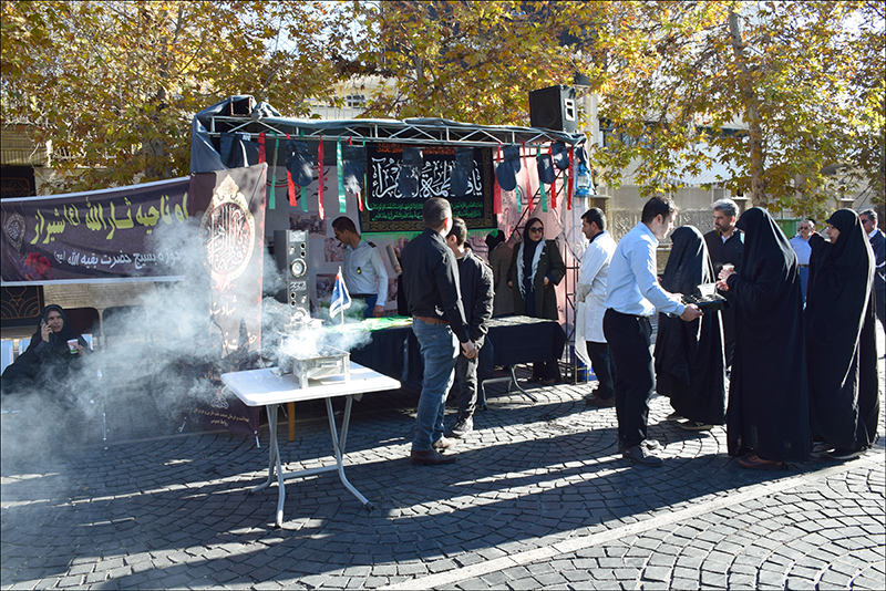 برپایی موکب عزاداری به مناسبت شهادت حضرت زهرا (س) 2