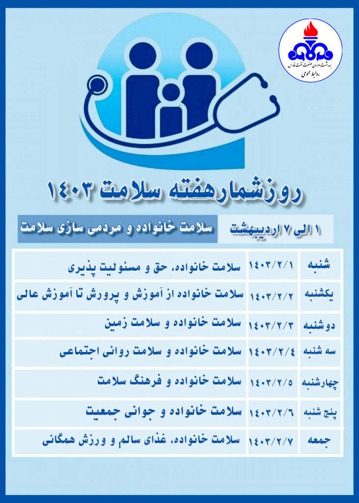 عناوین هفته سلامت اعلام شد