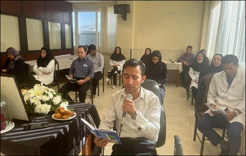 برگزاری مراسم بزرگداشت شهدای خدمت در بهداشت و درمان صنعت نفت فارس 18