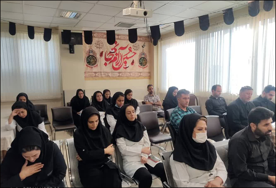 مراسم سوگواری محرم درمانگاه شماره 2 4