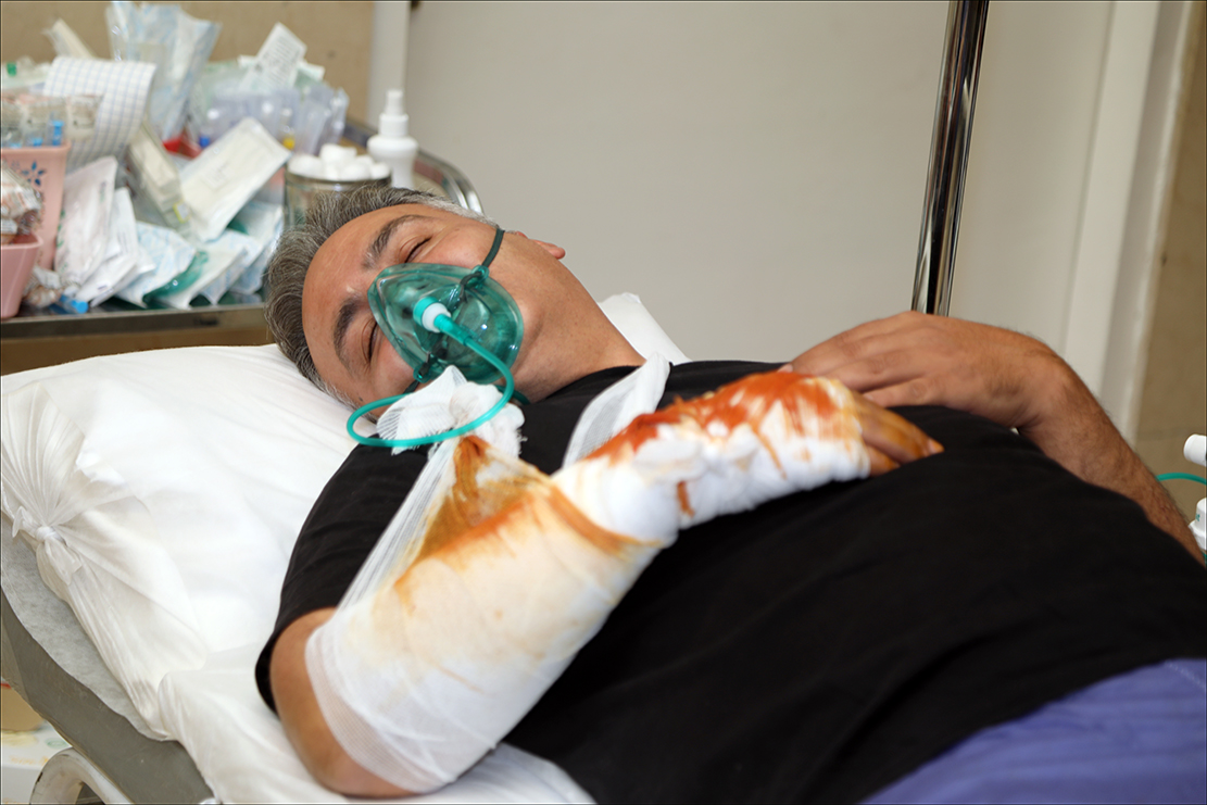 اجرای مانور " مواجهه با مصدومان انبوه" در بهداشت و درمان صنعت نفت فارس 13