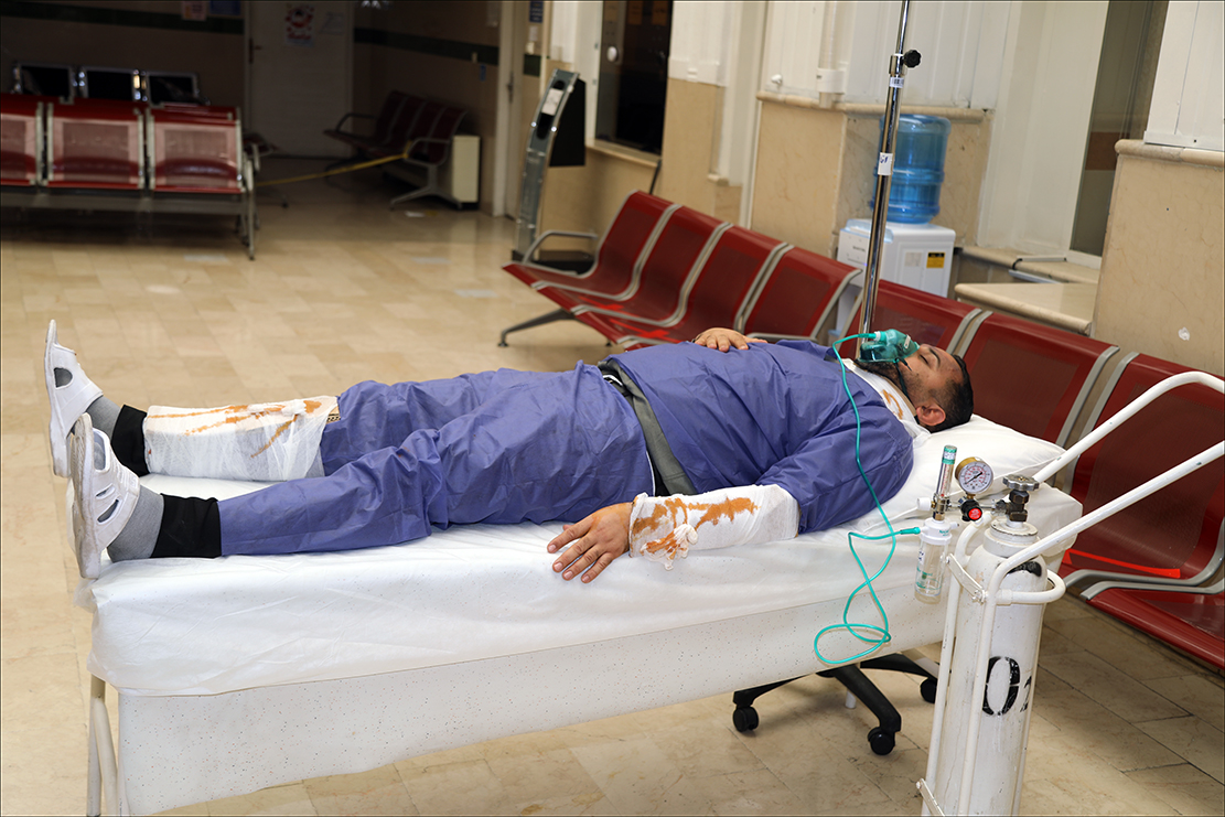 اجرای مانور " مواجهه با مصدومان انبوه" در بهداشت و درمان صنعت نفت فارس 15