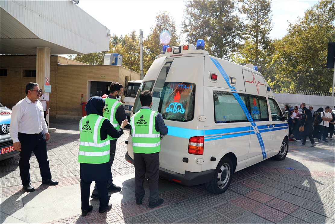 اجرای مانور " مواجهه با مصدومان انبوه" در بهداشت و درمان صنعت نفت فارس 24