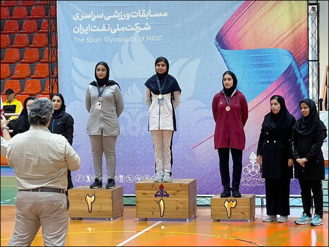 درخشش رونا دشتی در مسابقات سراسری شرکت نفت 1