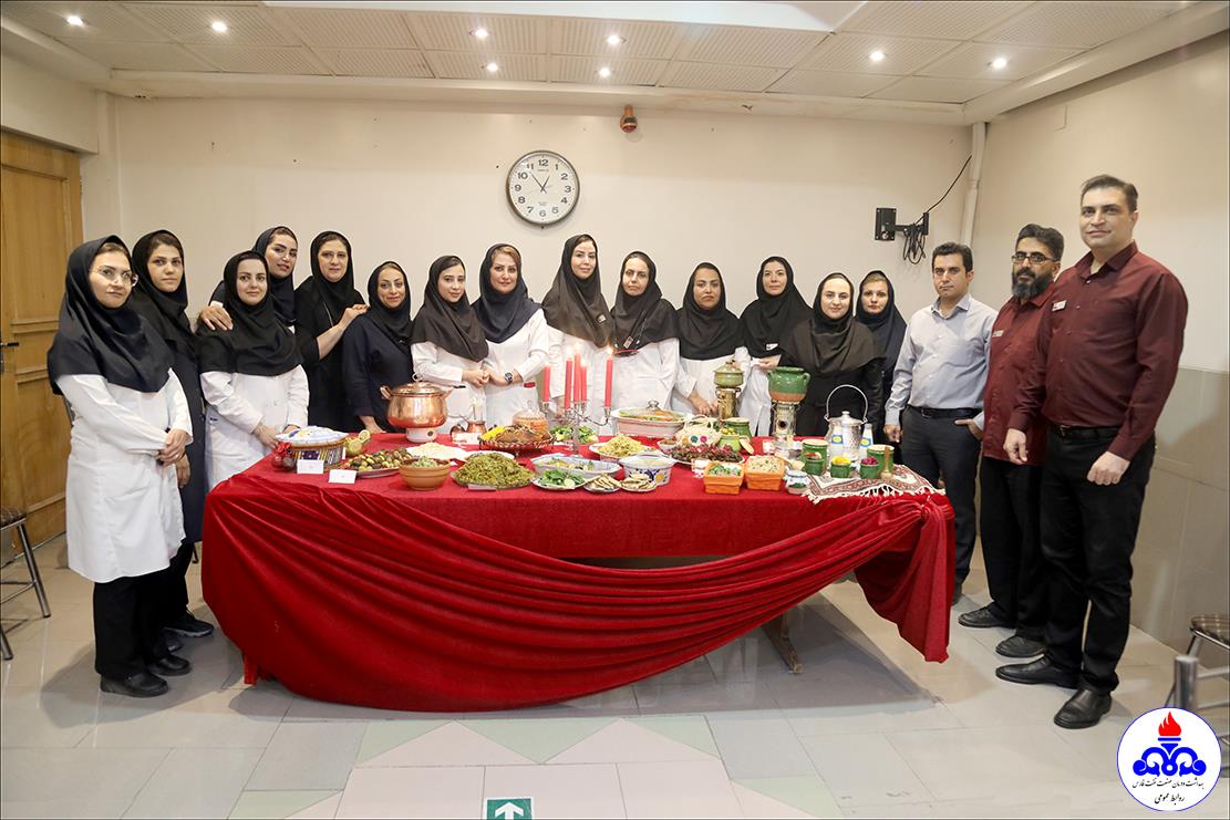 عطر غذاهای خانگی در بهداشت و درمان صنعت نفت فارس پیچید