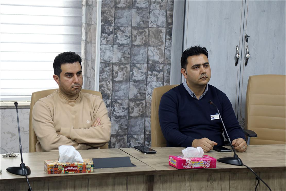 نشست رییس بهداشت و درمان صنعت نفت فارس و واحد امور مالی 7