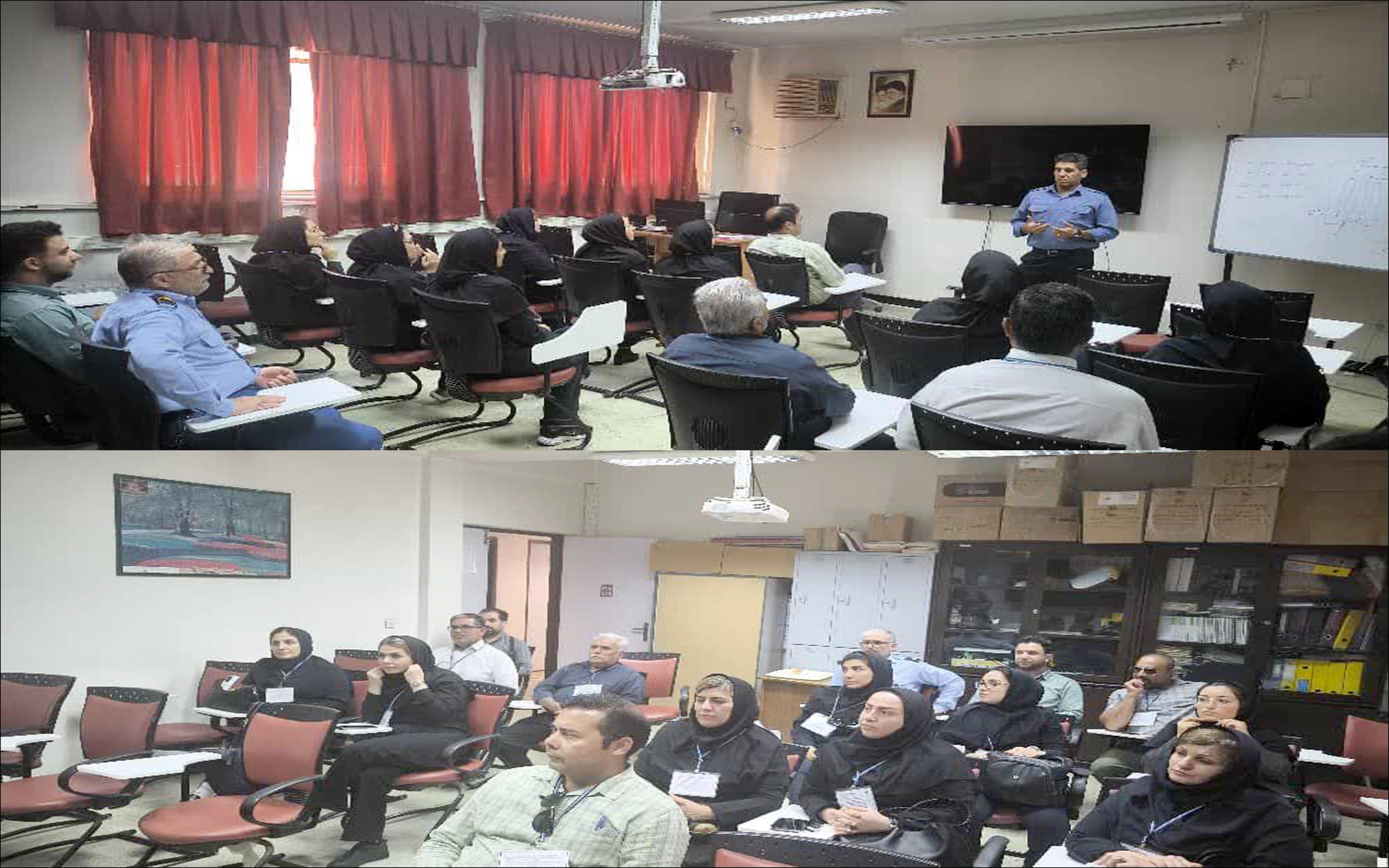 برگزاری دوره آموزشی اطفاء حریق ویژه کادر درمان و غیر درمان در شرکت پالایش نفت شیراز 1