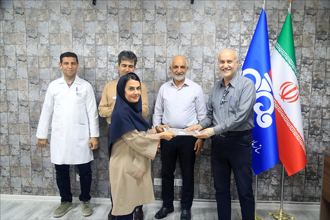 تجلیل از عوامل حادثه نشت گاز پالایشگاه 24