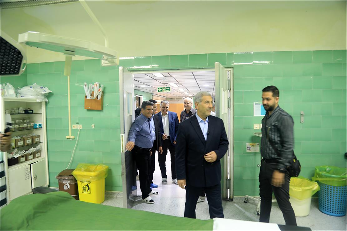 رئیس دانشگاه علوم پزشکی شیراز از بهداشت و درمان صنعت نفت فارس بازدید کرد 6