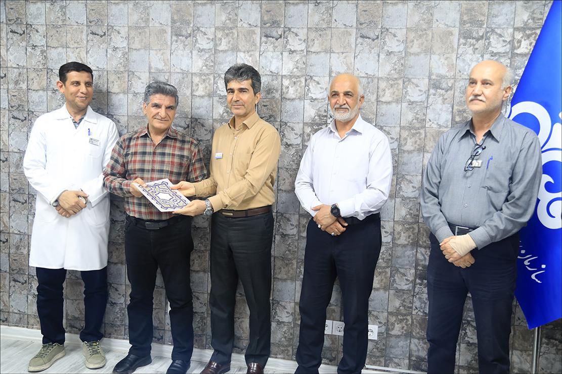 تجلیل از عوامل حادثه نشت گاز پالایشگاه 9