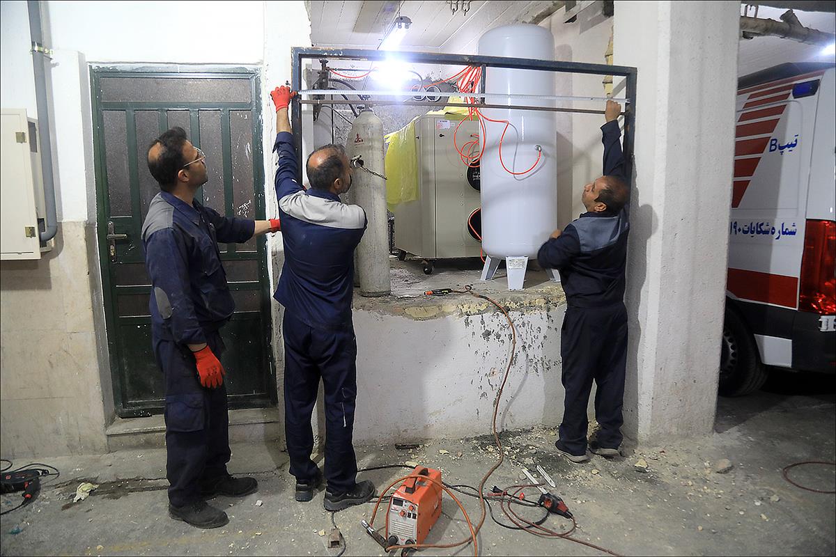 نصب دستگاه اکسیژن ساز 7