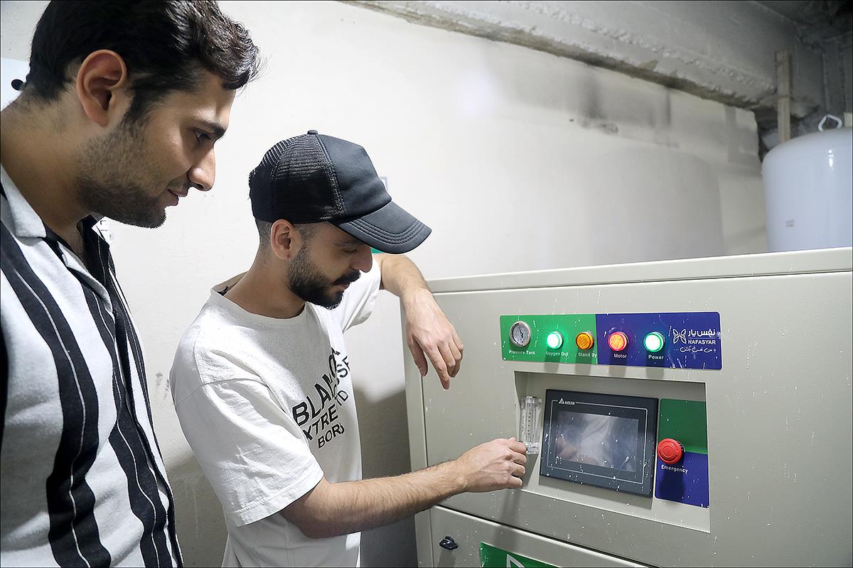 نصب دستگاه اکسیژن ساز 4