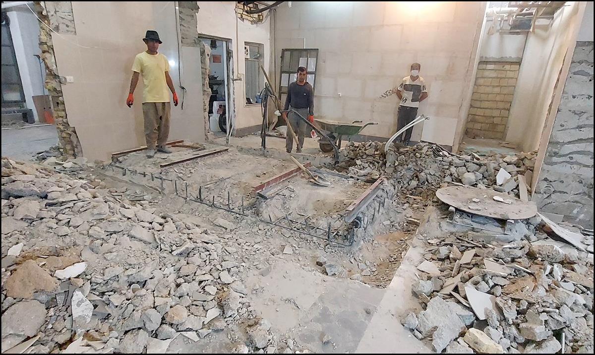 احداث لاندری تخصصی در مجموعه بهداشت و درمان صنعت نفت فارس جهت ارتقای سطح خدمات زیربنایی 7