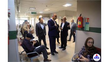 بازدید مدیران اداره کل بازرسی وزارت نفت و اعضاء کارگروه ستادی «ارتقاء نظام سلامت اداری» از بهداشت و درمان صنعت نفت فارس