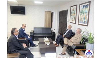 مدیر سلامت سازمان با سرپرست شرکت ملی پخش فرآورده‌های نفتی منطقه فارس دیدار کرد