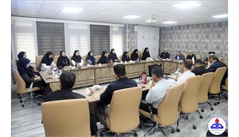 اعضای حوزه مقاومت بسیج در بهداشت و درمان صنعت نفت فارس گرد هم آمدند