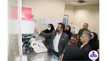 بازدید استاد دانشگاه شهید بهشتی تهران از تجهیزات دندانپزشکی و فرآیندهای استریلیزاسیون منطقه فارس