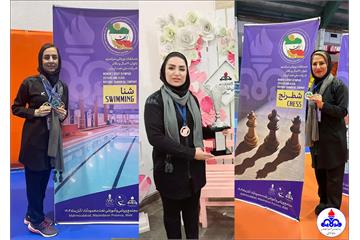 درخشش بانوان بهداشت و درمان صنعت نفت فارس در میادین ورزشی شرکت ملی نفت ایران
